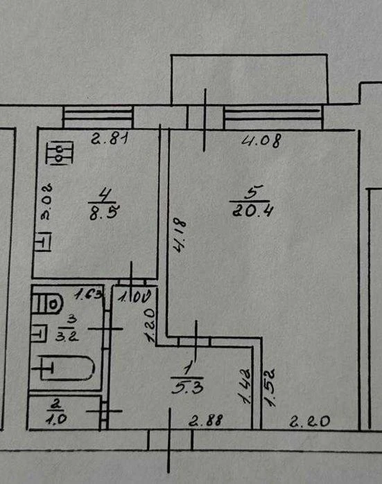 Продам 1 комн.квартиру Салтовка улучшенной планировки, ТРК У