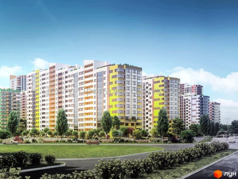 Продаж 1-кімн квартири 43. 83 м², 15/27 пов, ЖК Чарівне Міст
