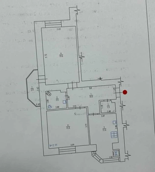 ‼️Центр‼️ 2к квартира, 67 м², цегляна новобудова на Симона П