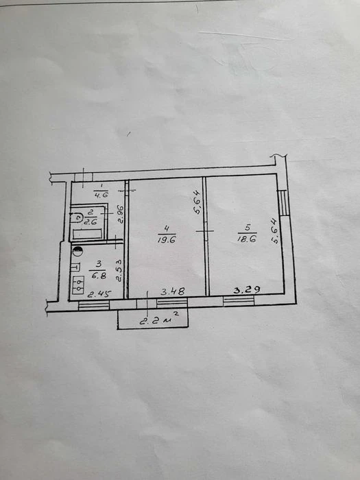2к.кв. по Виговського з і.о. 55 тис.