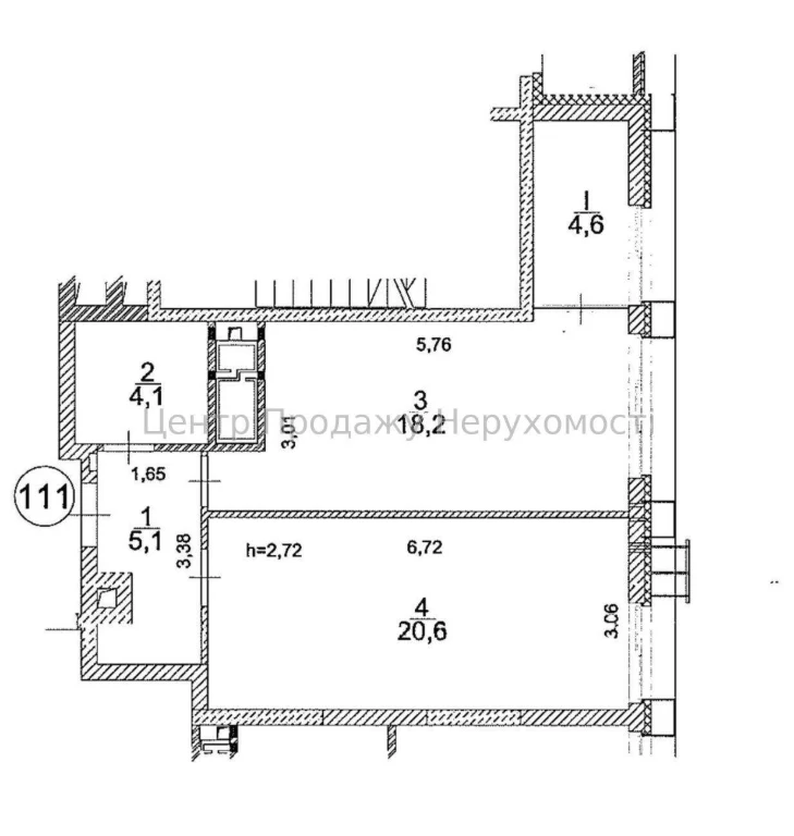 Продаж 1-кімн. квартири 52. 6 м² в ЖК Nordica Residence, Киї