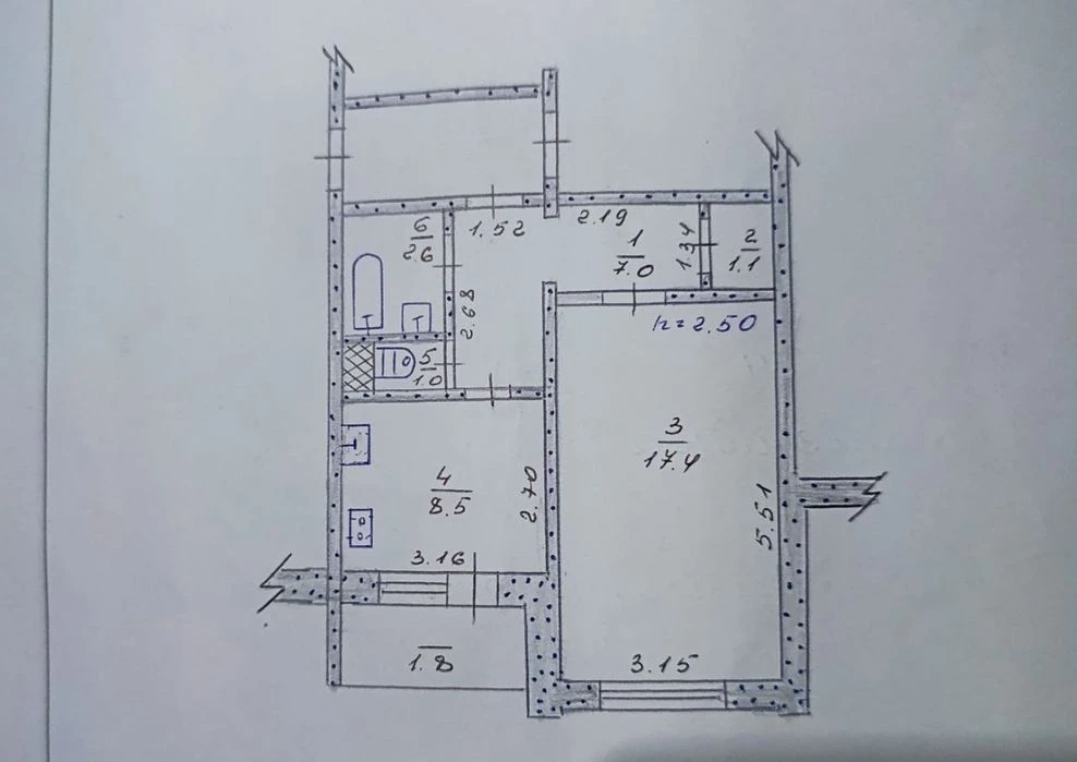 Продам 1 к квартиру Озерна