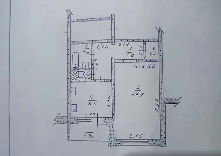 Продам 1 к квартиру Озерна