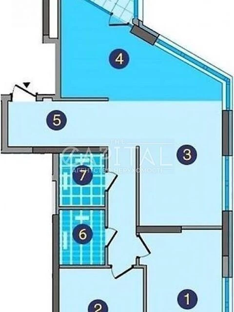 For sale 2-room apartment 93 sq. m. on Osokorska Street 7 • ID 346853