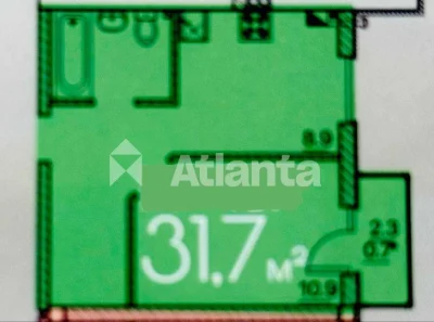 Продается однокомнатная квартира в  ЖК "Rue Menars".