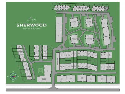 4-кімнатний таунхаус | SHERWOOD | Ужгород - SW 64
