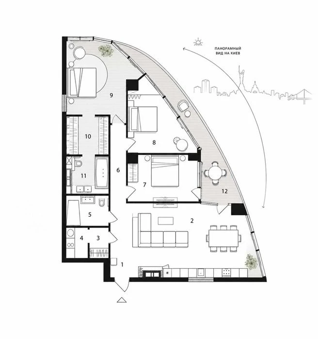 Продаж 3-кімнатної квартири в ЖК Taryan Towers/ вул. Іоанна