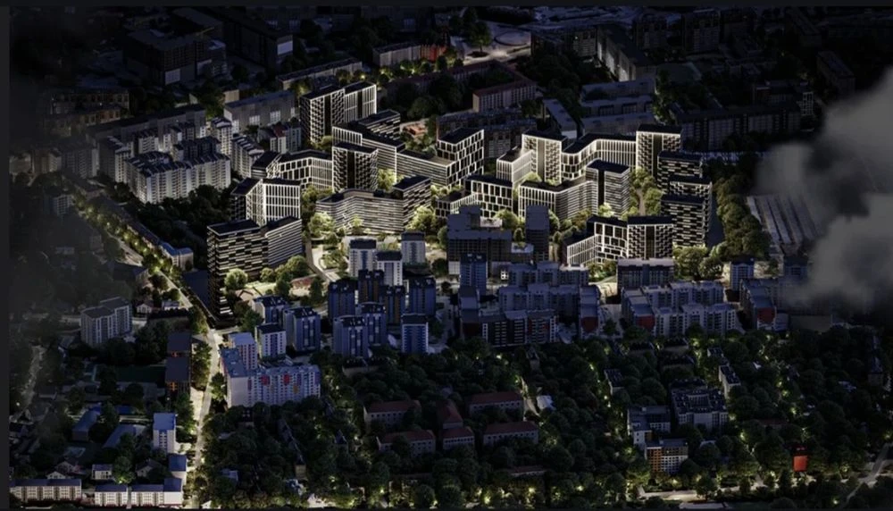 Продаж видової 1-кімнатної квартири в центрі. Закритий ЖК на