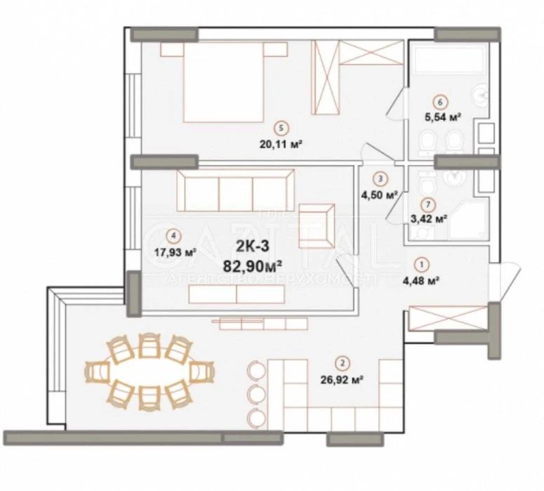 НАЙВИГІДНІША ЦіНА / Продаж 2-к квартири ЖК ''Edelweiss House