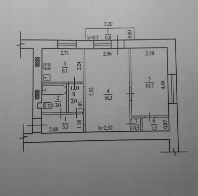 Продам 2к квартиру 44м², вул. С. Ковалевської (Г. Мазепи), п