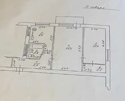 Продам 2кімнатну квартиру, вул.Литовська 4/5