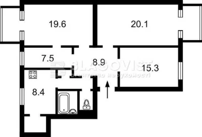 Продаж 4 кімнатної квартири Велика Васильківська 42, метро У