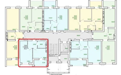 Продам 1к S 40м 5\9эт в новострое с отоплением ЖК Сказка. Хо