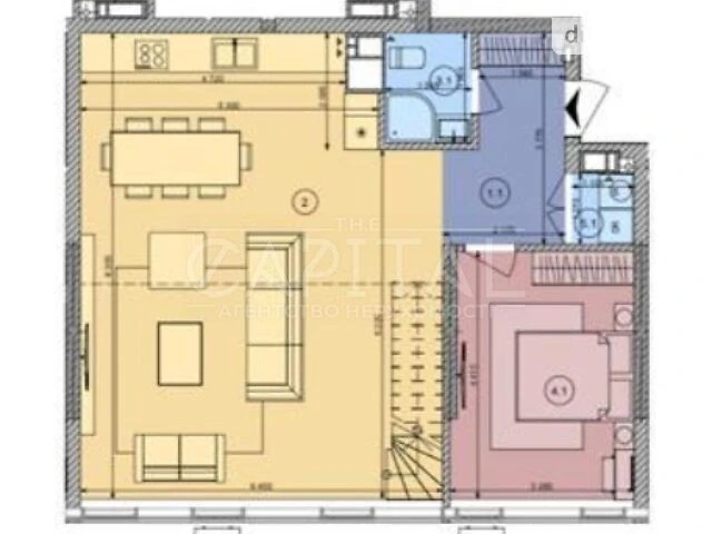 For sale 4-room apartment 128 sq. m. on Vasylkivska Street 1 • ID 34