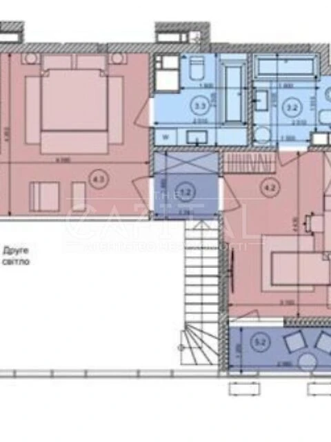 For sale 4-room apartment 128 sq. m. on Vasylkivska Street 1 • ID 34