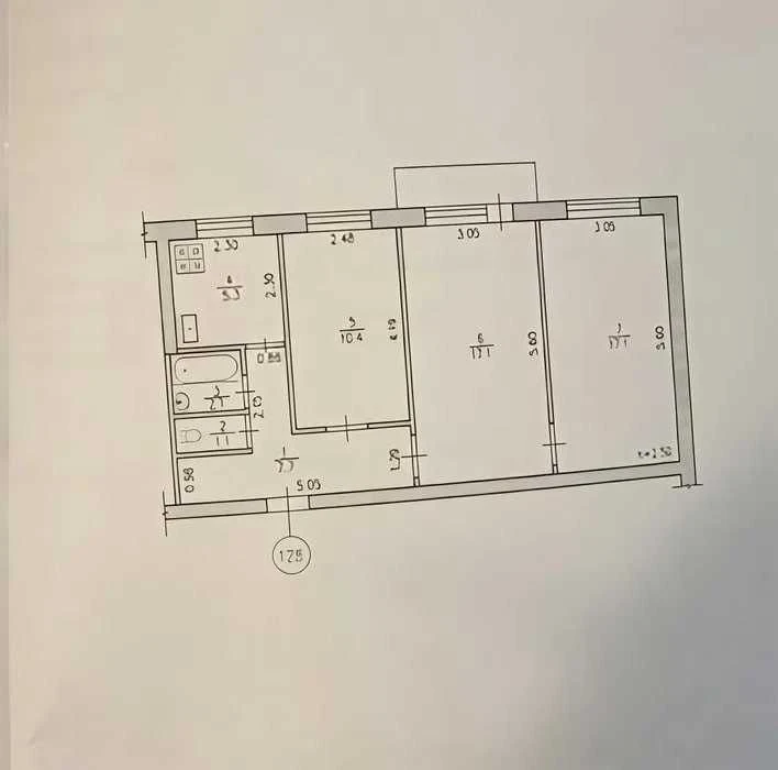 Продам 3 кімнатну квартиру Польова