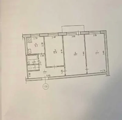Продам 3 кімнатну квартиру Польова