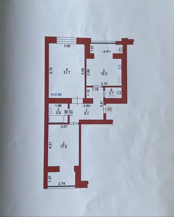 2-кімнатна квартира в новобудові