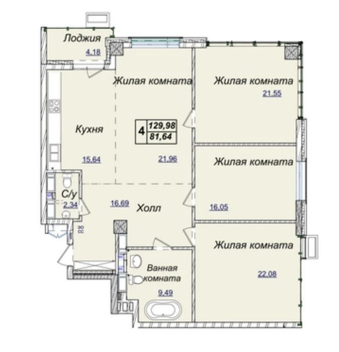 ‼️No %‼️ Sale of 4-room apartment 130m2 in the residential complex Novopecherskie Lypky
