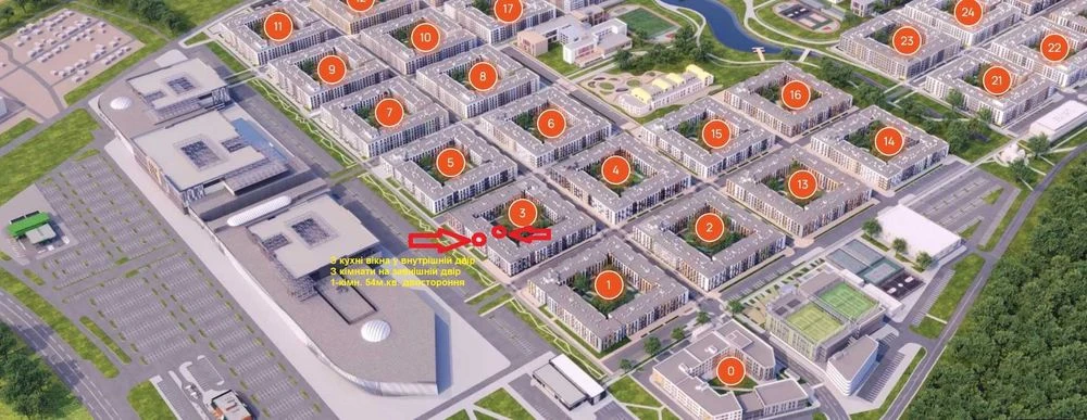 Продаж 1-кім квартира з ремонтом 54м² ЗДАЧА 2кв 27р вул Авіа