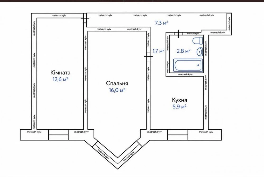 Є ГАЗ! Продаж 2к квартири з абсолютно новим ремонтом на Бере