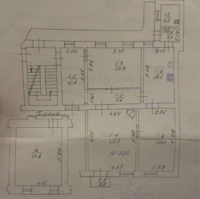 Продаж 3-кімнатн.кварт на проспекті Шевченка, Центр