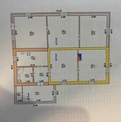 Продаж  будинку - 104 м., всі зручності ,  вулиця Саєнка  .