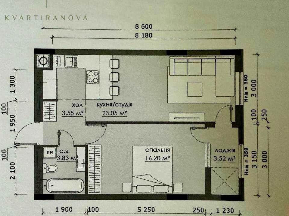 Квартира. Львів, Стрийська вул.