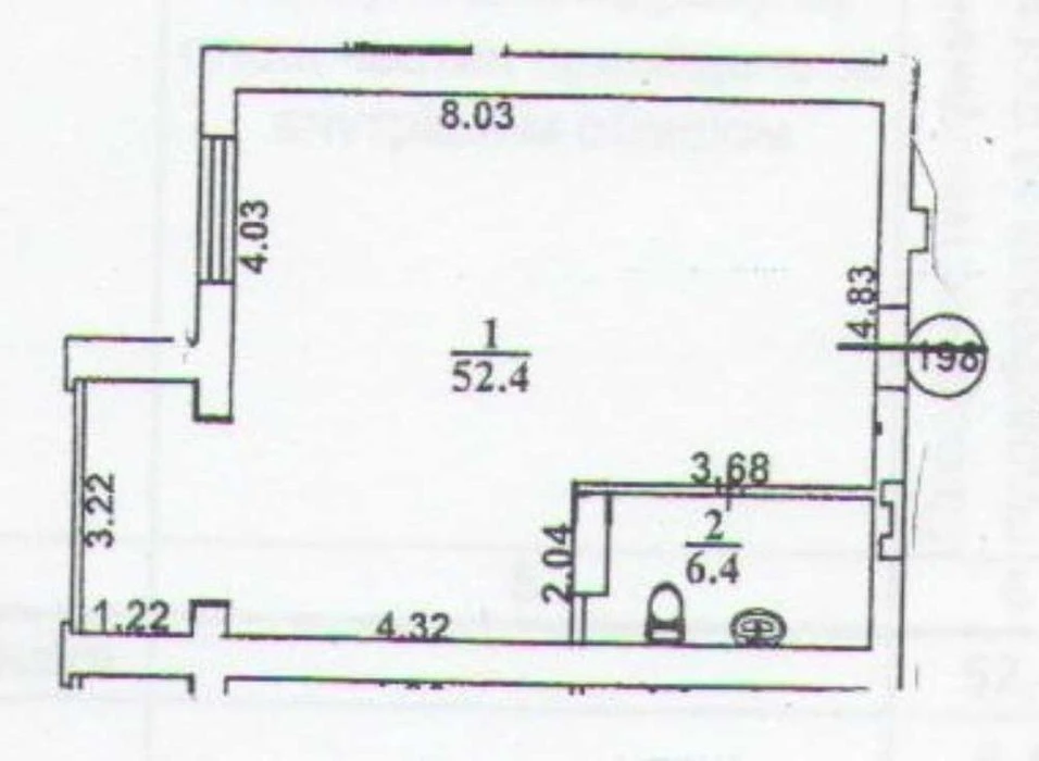 Аренда квартиры Позняки, 60 м2 Драгоманова