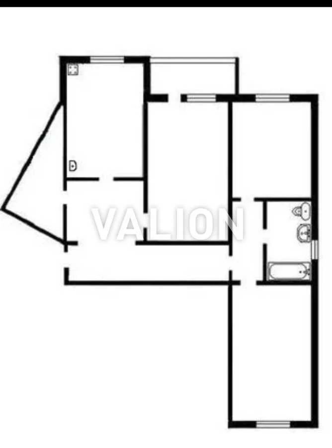 Продажа: Трехкомнатная квартира 90.7 м², Петра Григоренко просп.