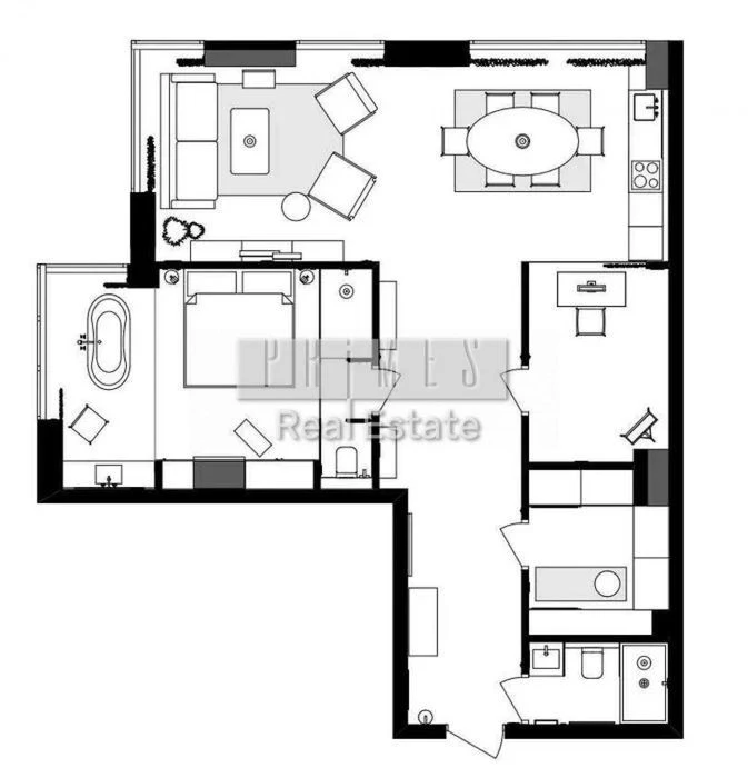 Продаж 2-кімнатної квартири 93 м² ЖК RiverStone, Осокорки, в
