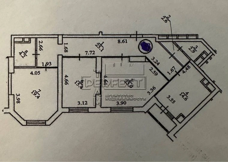 3-room apartment for sale Myshugy 12 / Mishugy 12