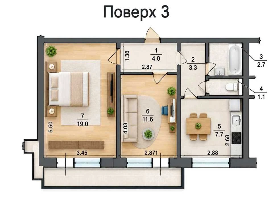 Квартира. Київ, Ярослава Івашкевича вул.