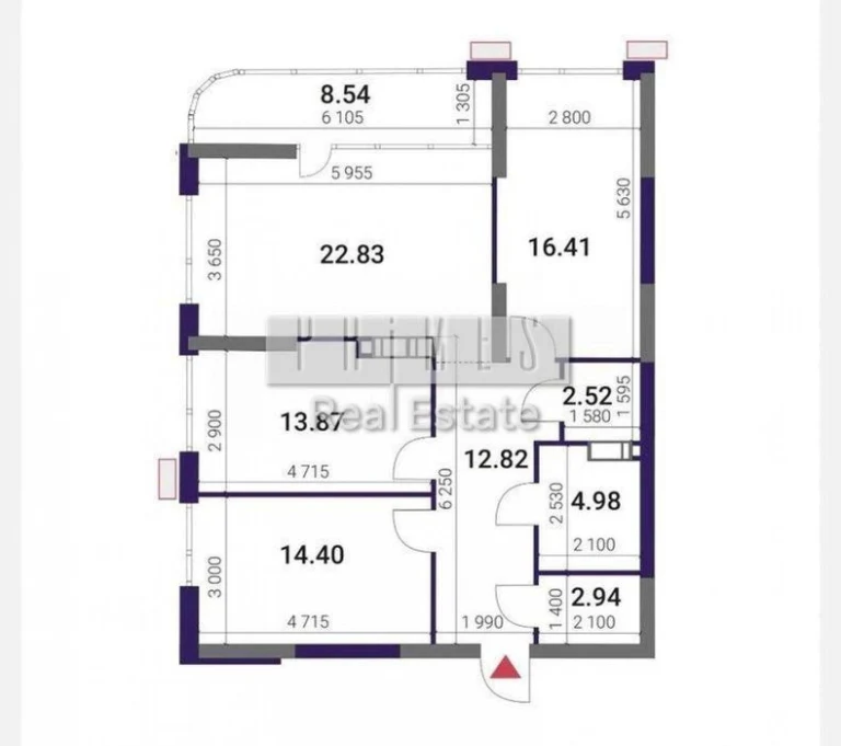 Продаж нової 3к квартири 99м2 Great (Грейт) Причальна 12 Дні