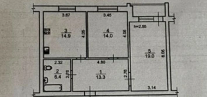 Продам 2хкомн квартиру