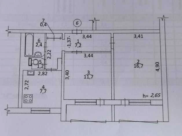 Без %. Продаж 2 кім. вул. Вірменська 3 м. Вирлиця