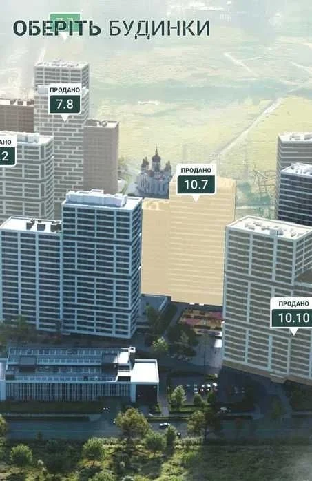 ЖК Варшавський 3, продаж 2 кім. 69 м2! буд. 10.7, Власник