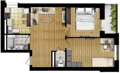 Продам 2-к квартиру (61м2) в ЖК Олимпийский, Левобережный-3