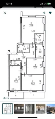 Продам для жизни или бизнеса 3 комн.квартиру 95 м  в ЖК Аква
