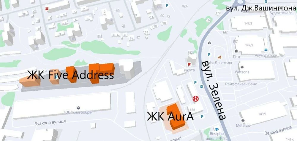 Продаж 2 кім. квартири , 76.13 м2 , ЖК Five Address (Файв Ад