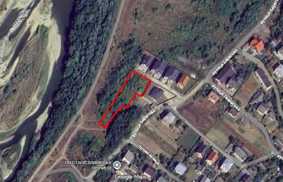 Ділянка біля Бистриці-Надвірнянської під будівництво таунхау