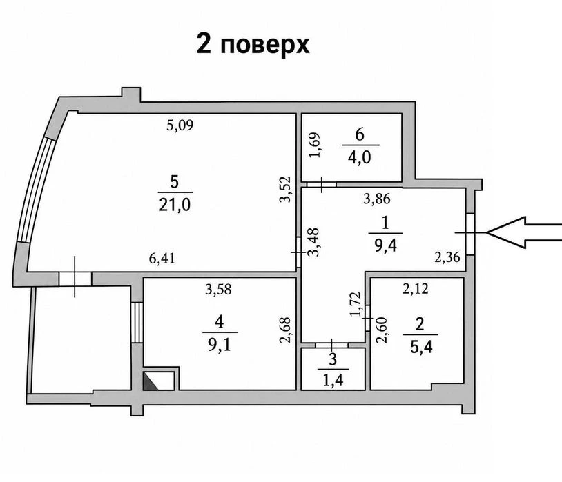 велику 1 кімнатну квартиру в зданому будинку,Таїрова