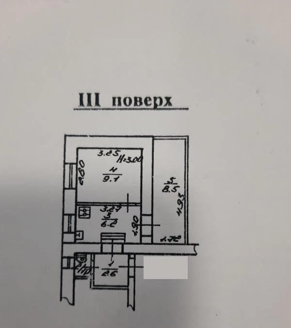 Продаж 1-кімнатної квартири в районі Ольгіївського узвозу, п
