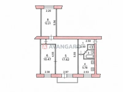 Продається 3х кімнатна квартира, зупинка траспорту пл. Верна
