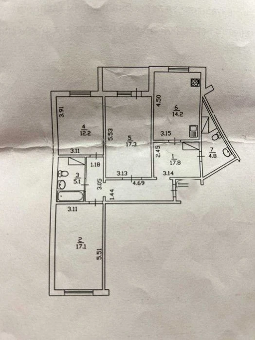 3-room apartment for sale. Poznyaki. Hryhorenka, 14. Floor 6. Heg