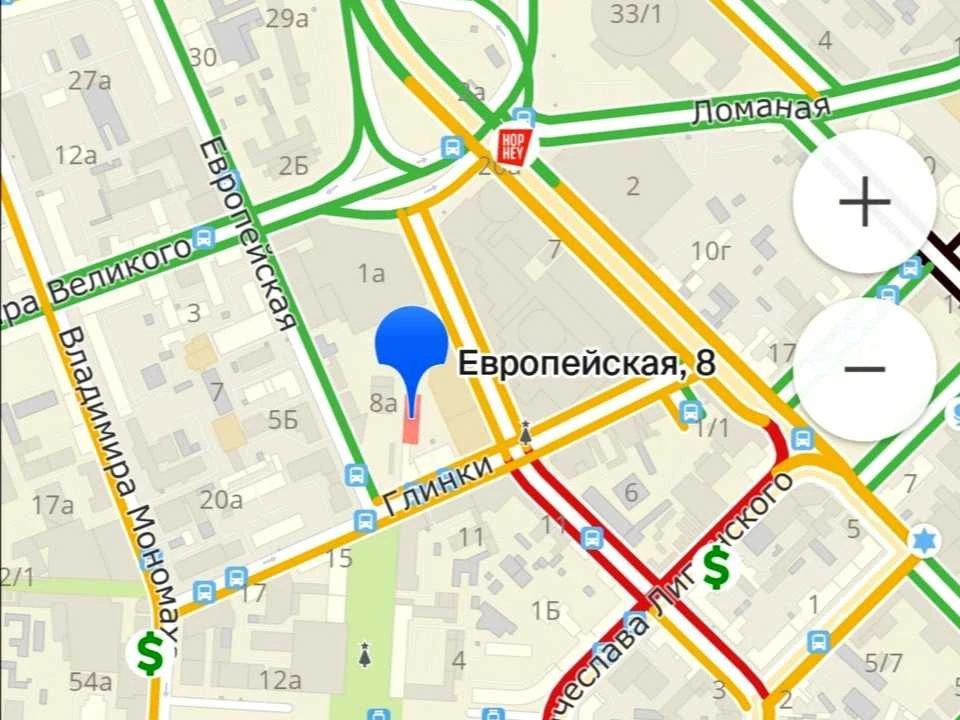 Apartment. Dnipro, European St. (Mironova)