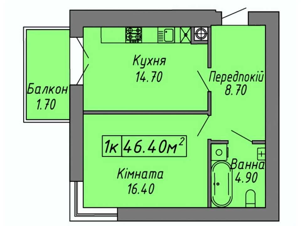 Квартира. Івано-Франківськ, Степана Бандери вул., (Будинок 2