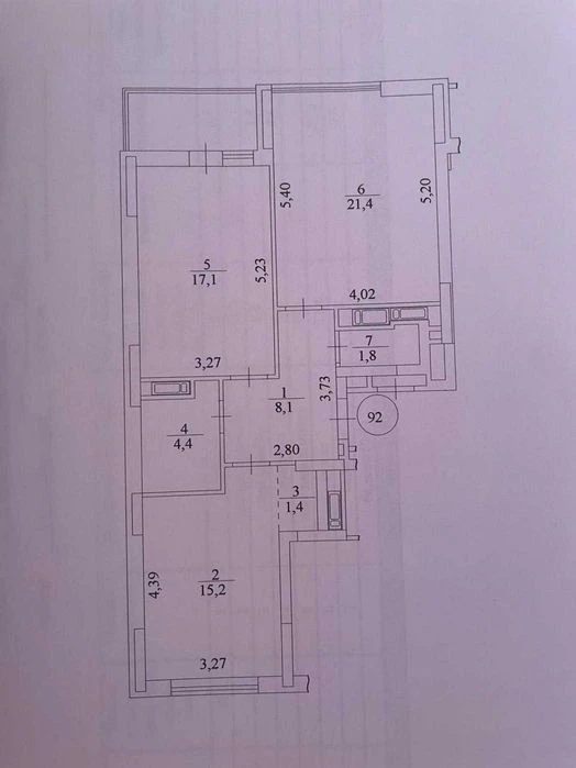 For sale 2-room 73.3 m² apartment in the Teremky residential complex, Akademika Z street