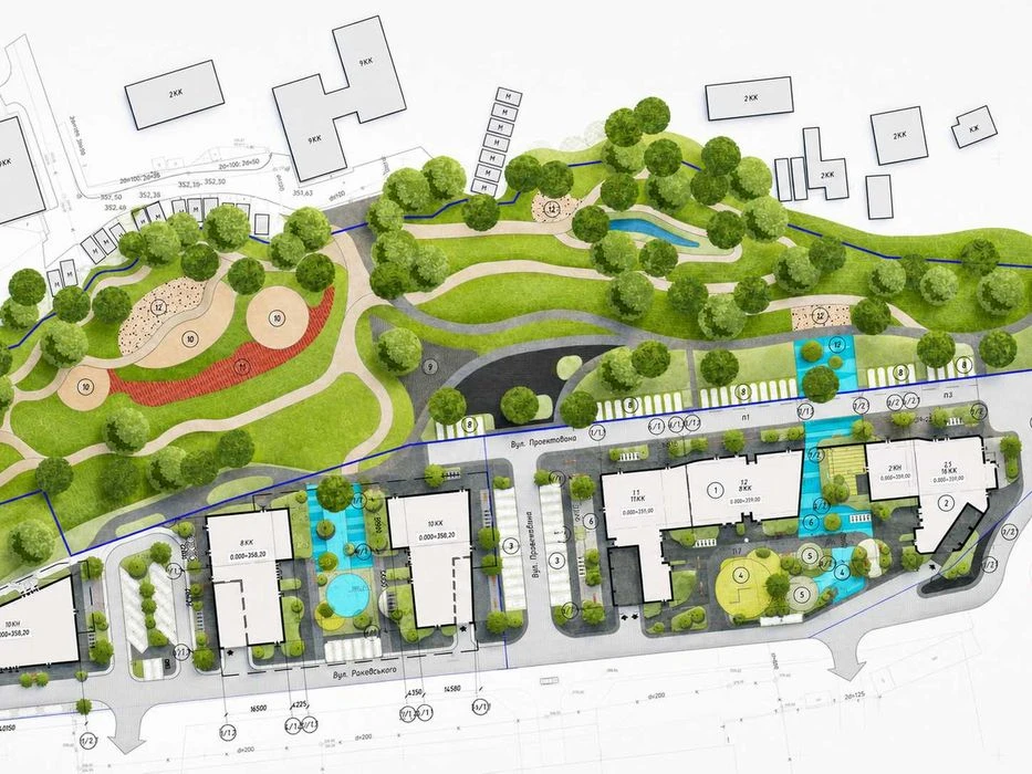1-кімнатна квартира 61,4 м² у ЖК FIVE ADDRESS — без комісії,