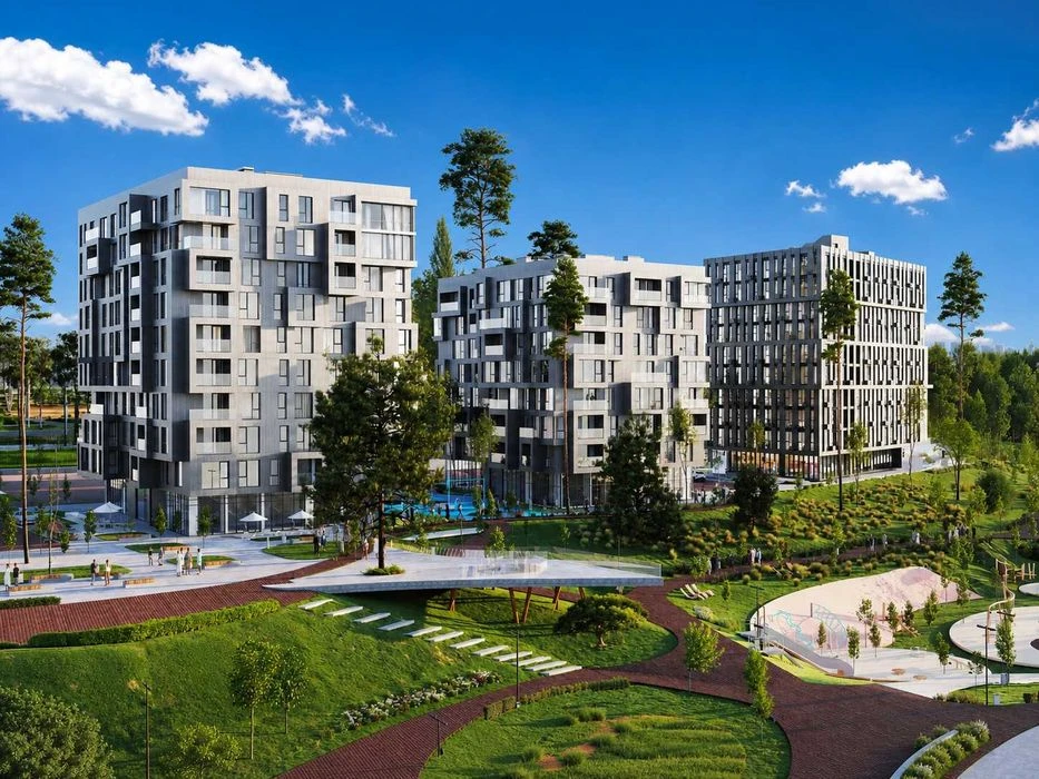 1-кімнатна квартира 56,8 м² у ЖК FIVE ADDRESS — без комісії,